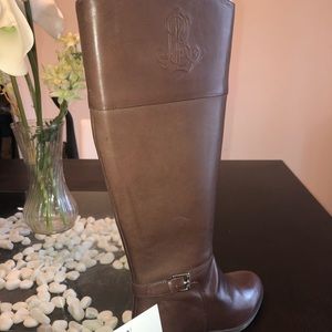 Ralph Lauren Calf High Boots Size 7.5